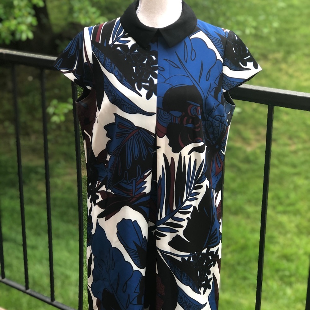 Ted Baker Bold Floral Dress Size 3 (8-10)